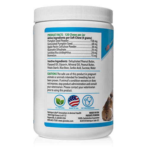 Glandex® Soft Chews for Dogs 120 Chews FREE SHIPPING