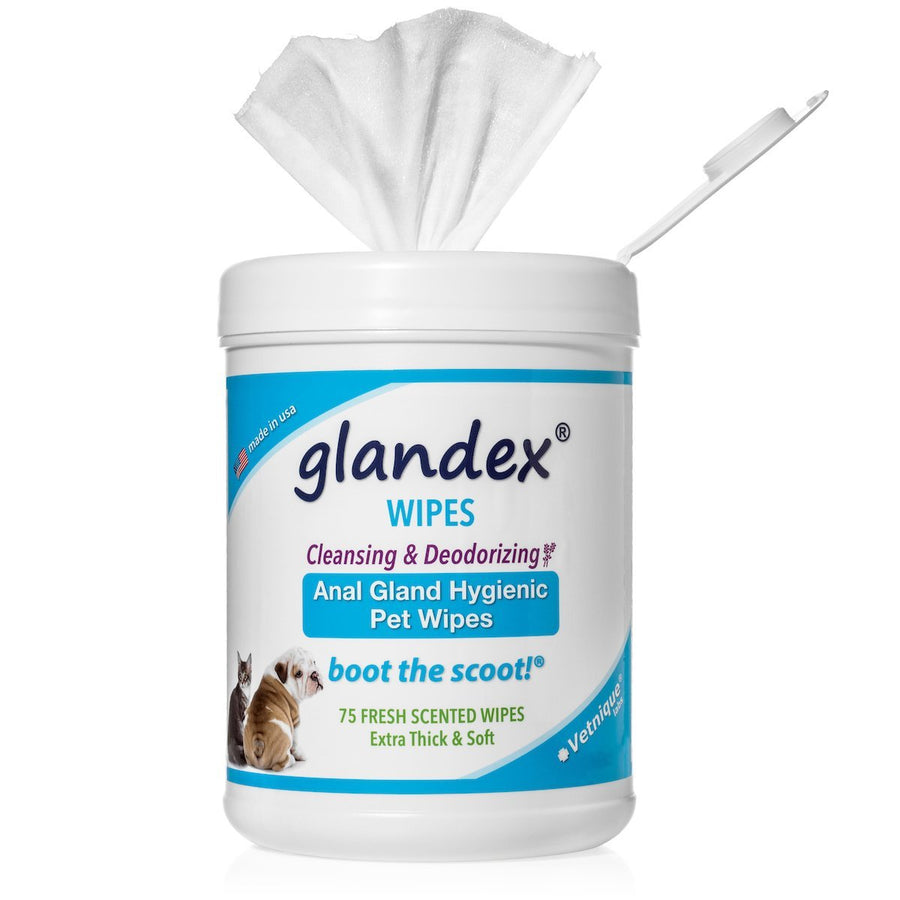 Glandex® Anal Gland Pet Wipes - 75 ct Fresh Scented Wipes - Australia